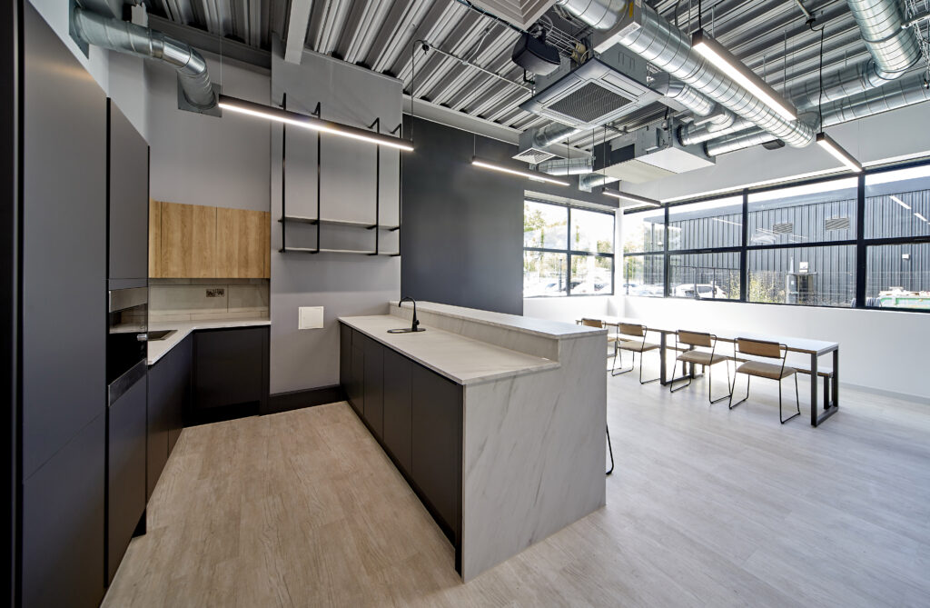 Pattesons Glass Office Fit Out kitchen