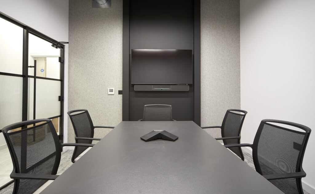Pattesons Glass Office Fit Out boardroom